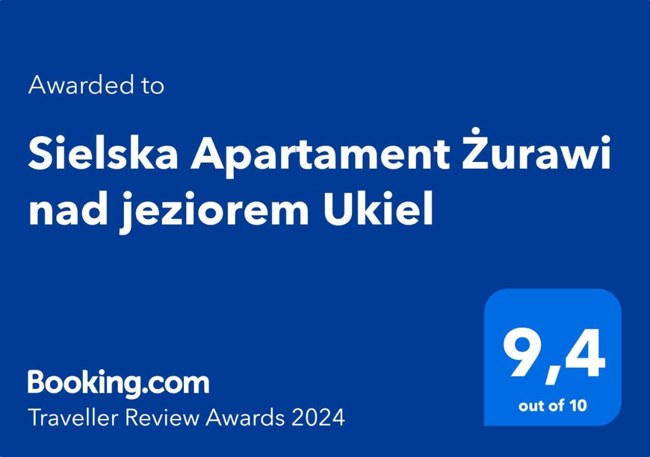 奥尔什丁Sielska Apartament Zurawi Nad Jeziorem Ukiel公寓 外观 照片